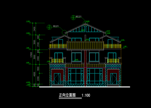 [分享]别墅建筑施工图